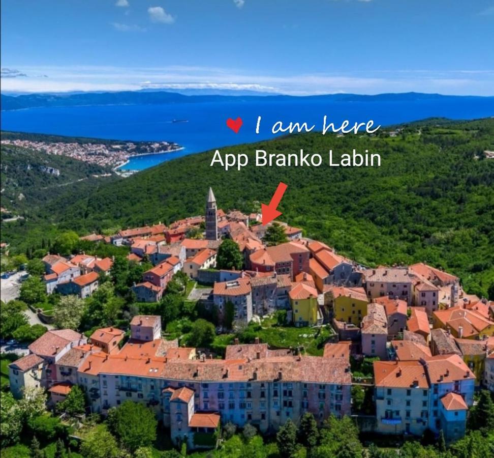 Apartment Branko With Terrace, Old Town Labin Лабин Екстериор снимка
