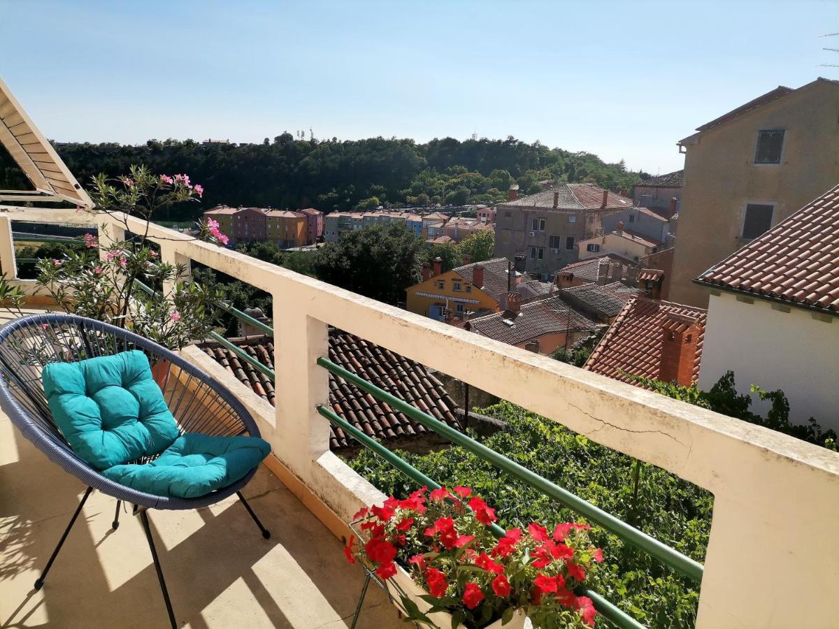 Apartment Branko With Terrace, Old Town Labin Лабин Екстериор снимка
